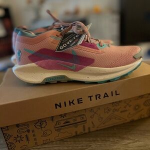 GORE-TEX Pink and Teal Athletic Shoes